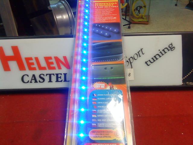 NEON LED ADHESIVO FLEXIBLE 38 CM AZUL REF.LA73610